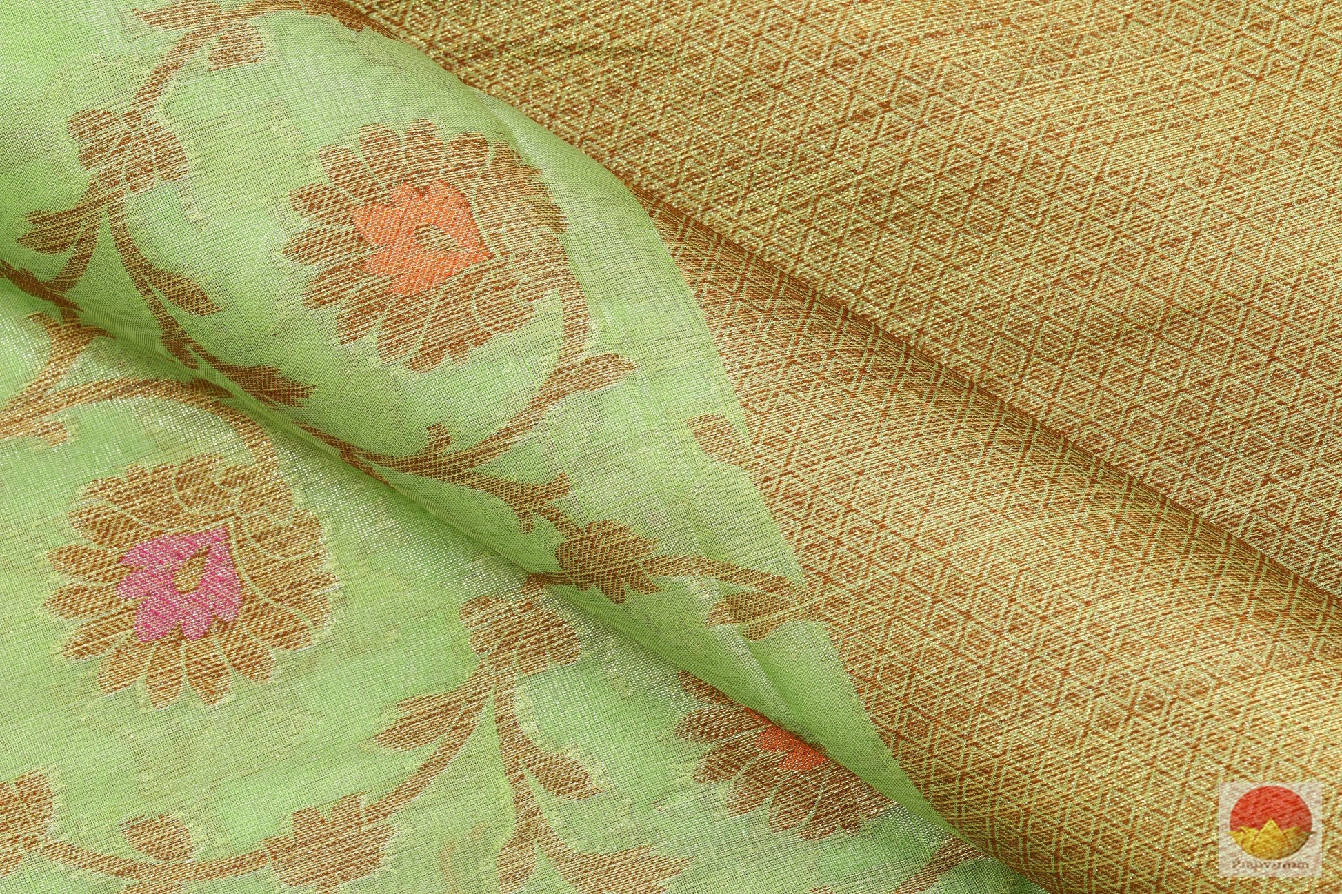 Handwoven Banarasi Silk Cotton Saree - PSC 524 Archives - Silk Cotton - Panjavarnam