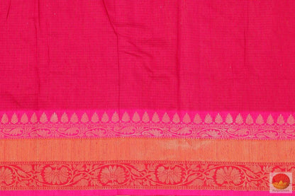 Handwoven Banarasi Silk Cotton Saree - PSC 581 Archives - Silk Cotton - Panjavarnam