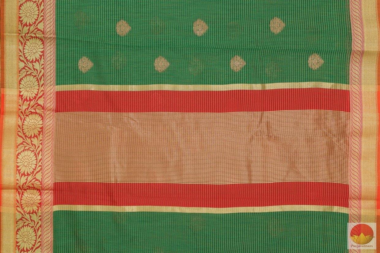 Handwoven Banarasi Silk Cotton Saree - PSC 590 - Archives - Silk Cotton - Panjavarnam