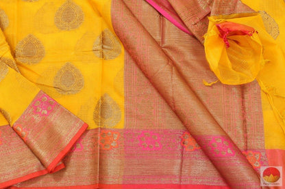Handwoven Banarasi Silk Cotton Saree -PSC 627 Archives - Silk Cotton - Panjavarnam