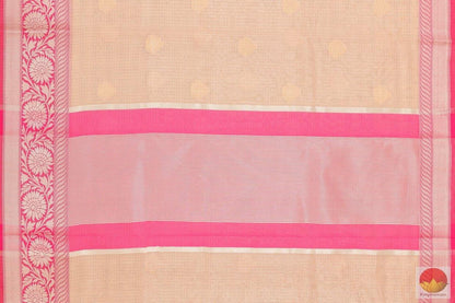 pallu detail of banarasi silk cotton saree