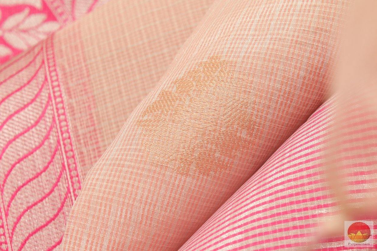 fabric detail of banarasi silk cotton saree