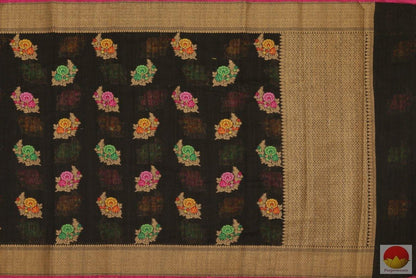 Handwoven Banarasi Silk Cotton Saree - PSC 668 - Archives - Silk Cotton - Panjavarnam