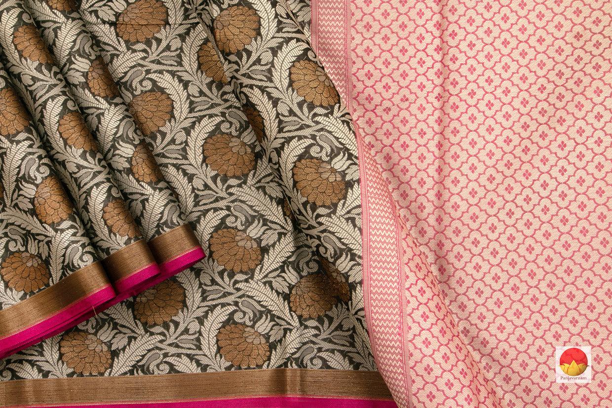 Handwoven Banarasi Silk Cotton Saree - PSC 919 - Silk Cotton - Panjavarnam