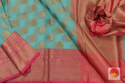 Handwoven Banarasi Silk Cotton Saree - PSC 969 - Archives - Silk Cotton - Panjavarnam