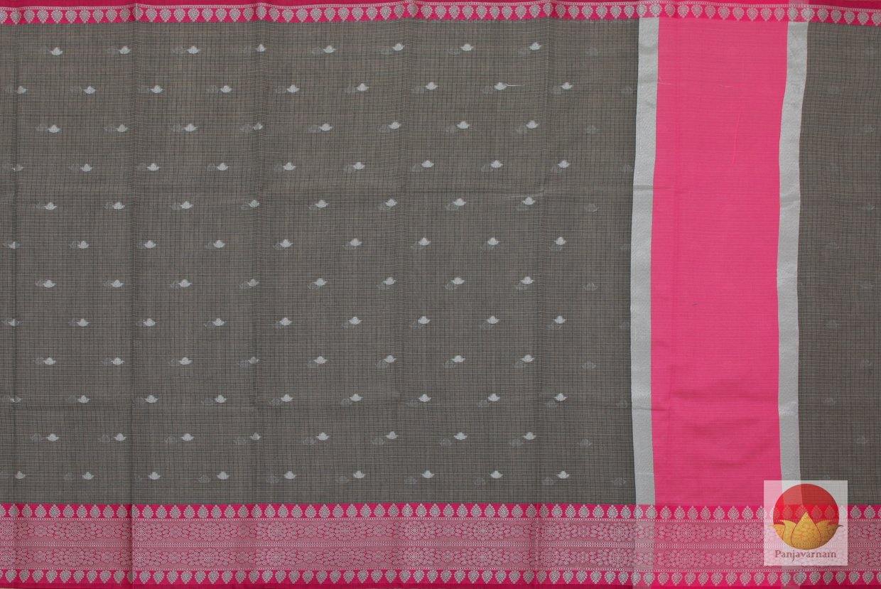 Handwoven Banarasi Silk Cotton Saree - PSC 970 - Archives - Banarasi Silk - Panjavarnam