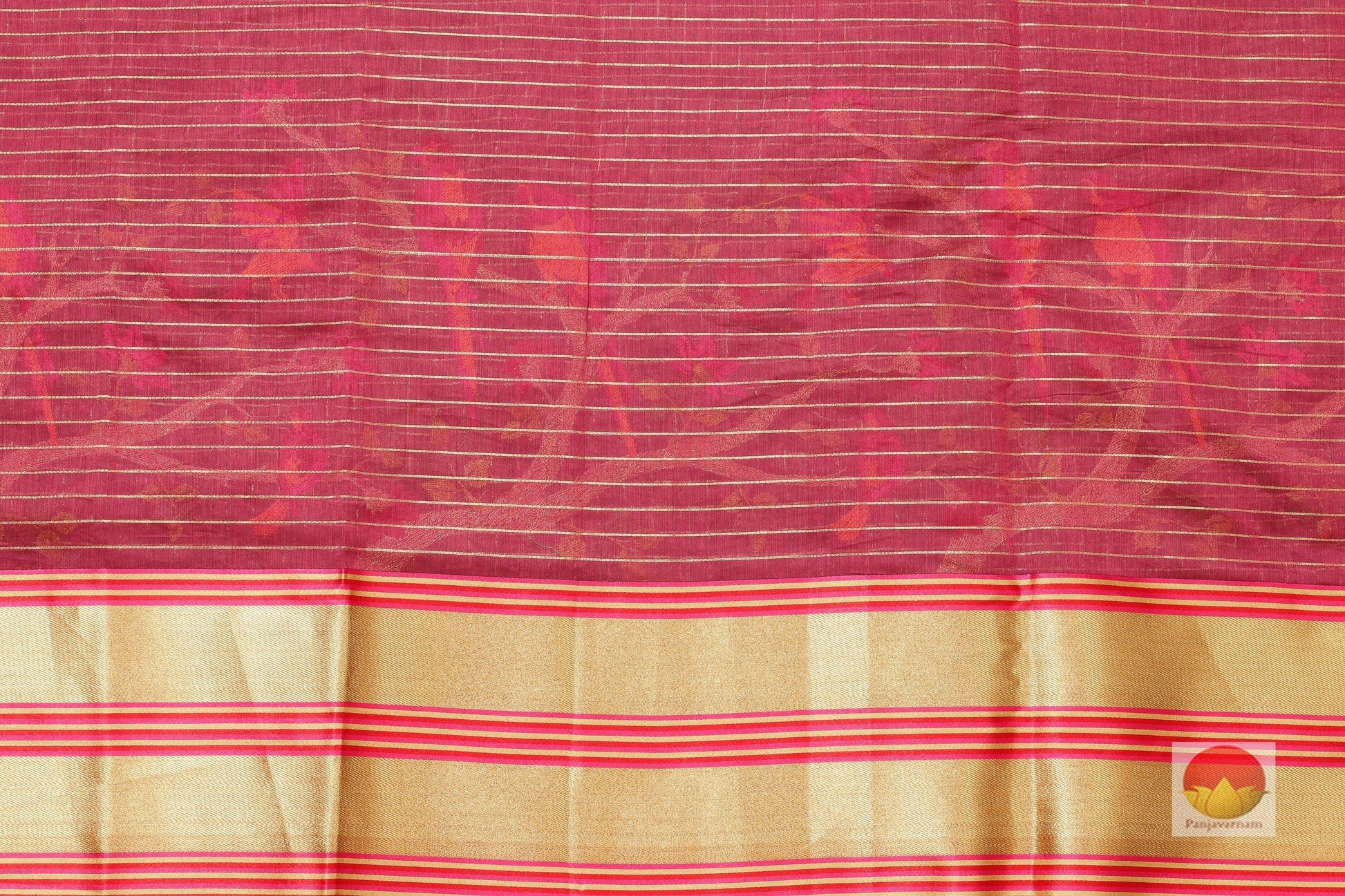 Handwoven Banarasi Silk Cotton Saree - PSC E15 - Silk Cotton - Panjavarnam PSC E15