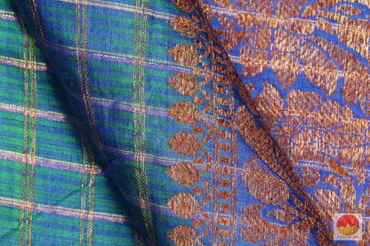 Handwoven Banarasi Silk Saree - Matka Silk - PM 09 - Matka Silk - Panjavarnam PM 09