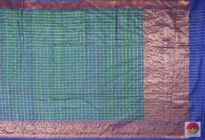 Handwoven Banarasi Silk Saree - Matka Silk - PM 09 - Matka Silk - Panjavarnam PM 09