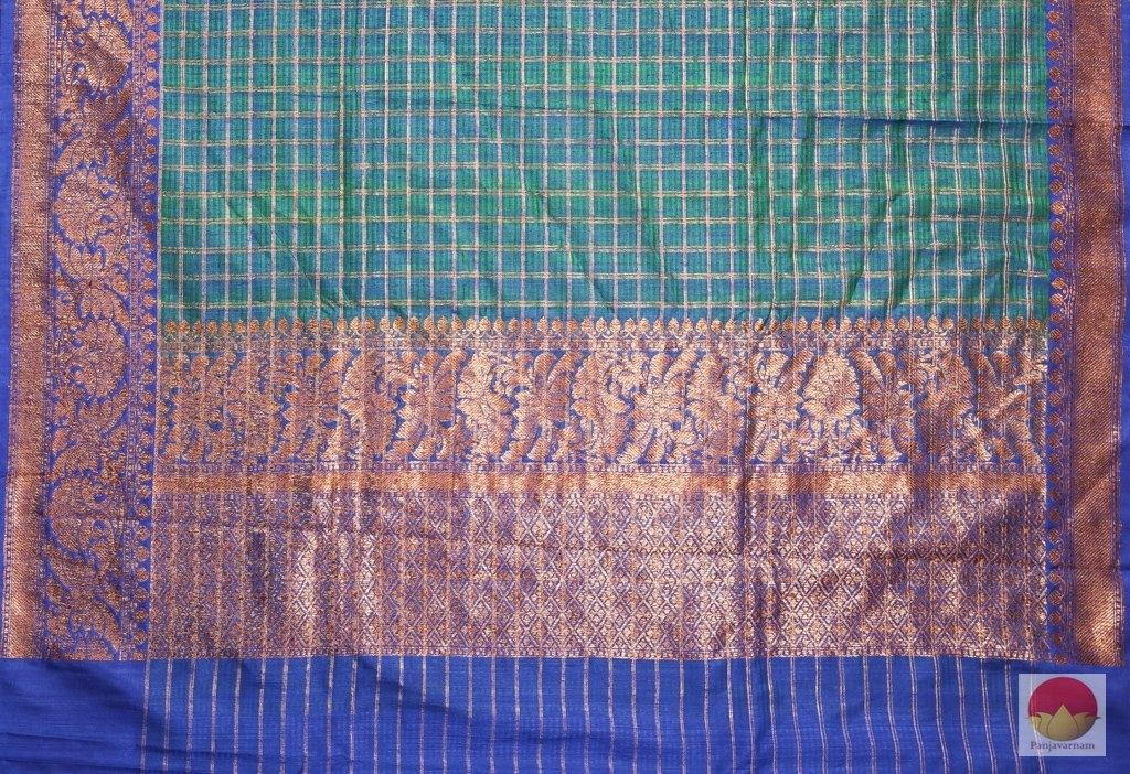 Handwoven Banarasi Silk Saree - Matka Silk - PM 09 - Matka Silk - Panjavarnam PM 09