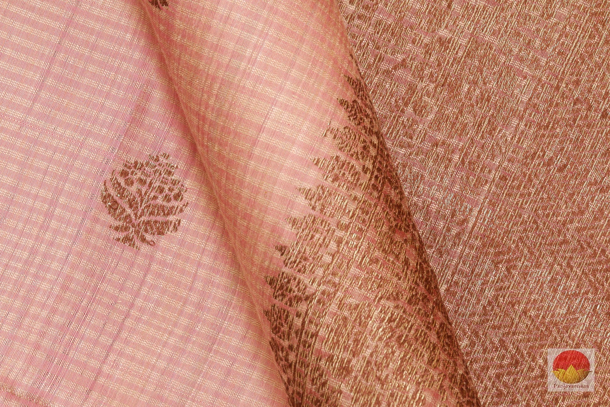 Handwoven Banarasi Silk Saree - Matka Silk - PM 105 Archives - Banarasi Silk - Panjavarnam