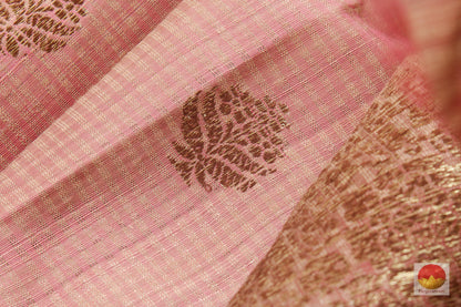 Handwoven Banarasi Silk Saree - Matka Silk - PM 105 Archives - Banarasi Silk - Panjavarnam
