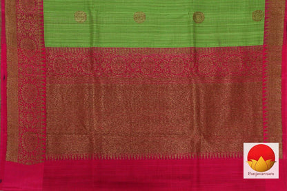 Handwoven Banarasi Silk Saree - Matka Silk - PM 209 - Archives - Banarasi Silk - Panjavarnam