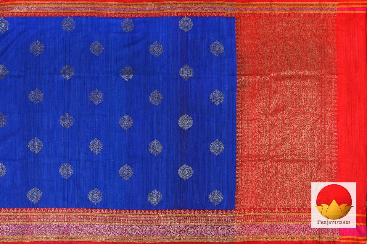Handwoven Banarasi Silk Saree - Matka Silk - PM 214 - Archives - Banarasi Silk - Panjavarnam