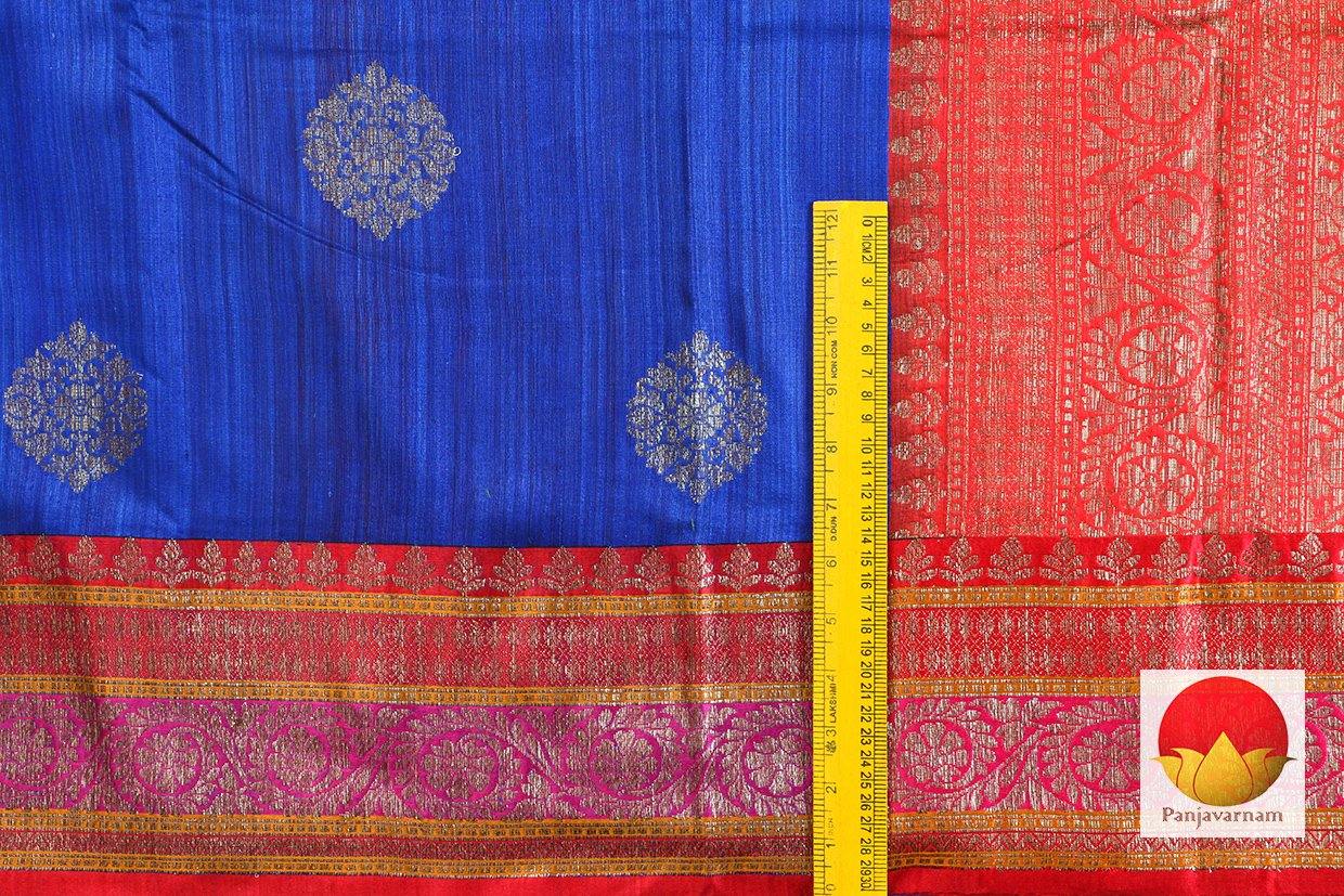 Handwoven Banarasi Silk Saree - Matka Silk - PM 214 - Archives - Banarasi Silk - Panjavarnam