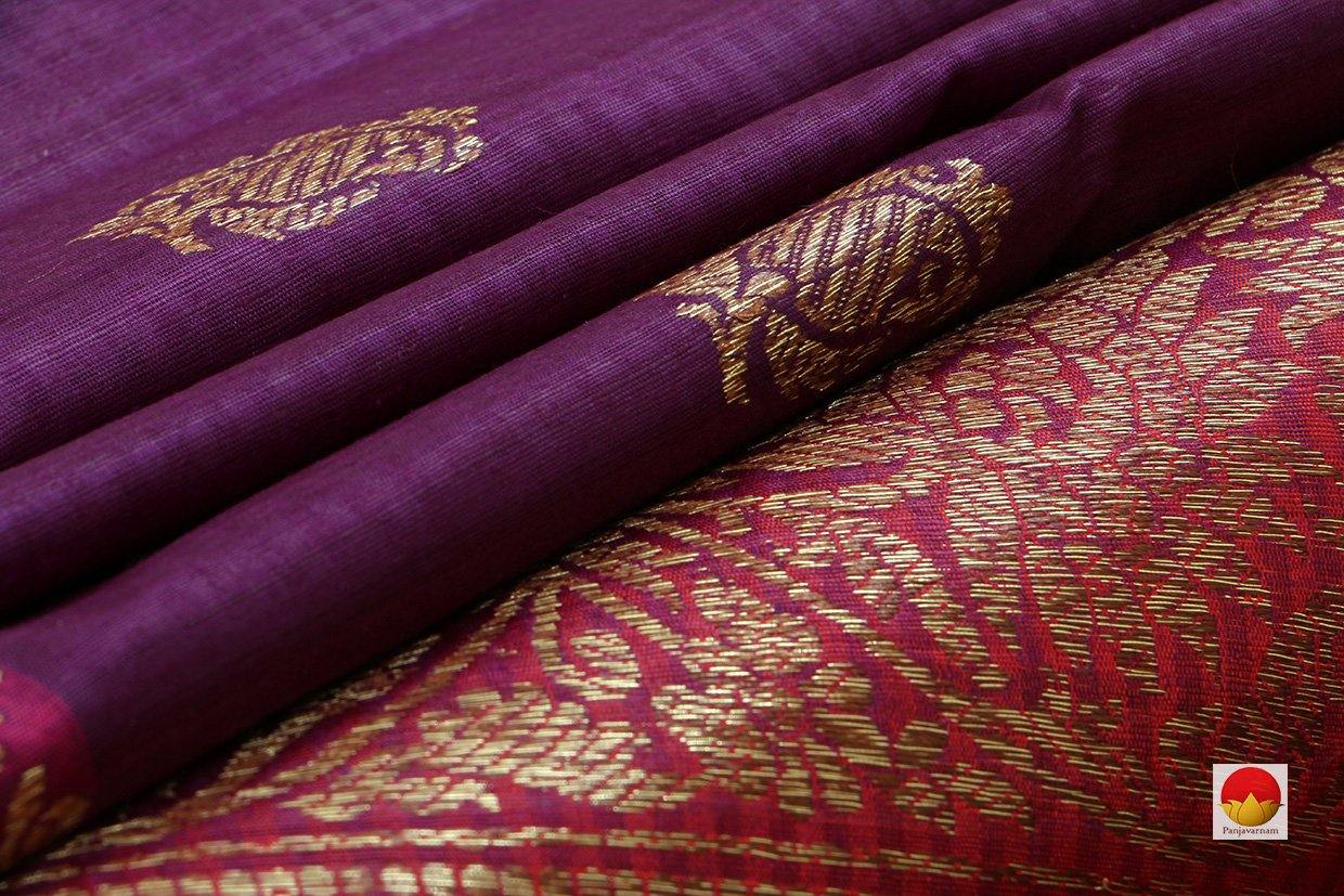 Handwoven Banarasi Silk Saree - Matka Silk - PM 218 - Archives - Banarasi Silk - Panjavarnam