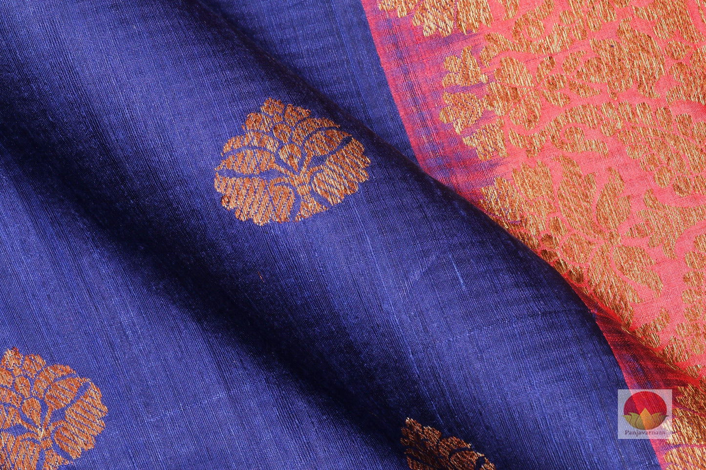 Handwoven Banarasi Silk Saree - Matka Silk - PM 33 Archives - Banarasi Silk - Panjavarnam
