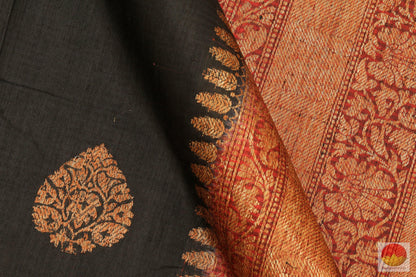 Handwoven Banarasi Silk Saree - Matka Silk - PM 54 Archives - Banarasi Silk - Panjavarnam