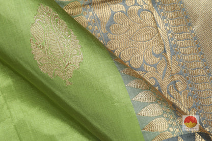 Handwoven Banarasi Silk Saree - PB 19 Archives - Banarasi Silk - Panjavarnam
