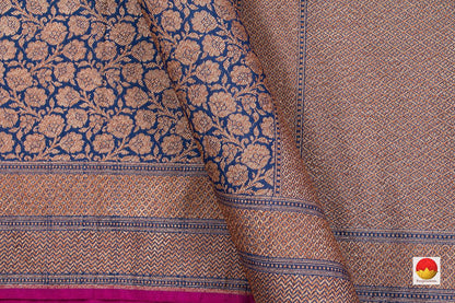 Handwoven Banarasi Silk Saree - Pure Silk - PB 274 - Banarasi Silk - Panjavarnam