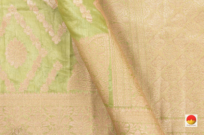 Handwoven Banarasi Silk Saree - Pure Silk - PB 278 - Banarasi Silk - Panjavarnam