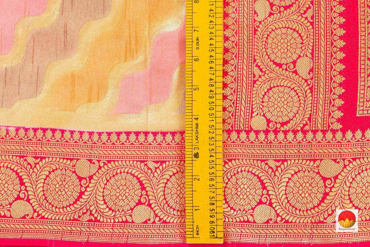 Handwoven Banarasi Silk Saree - Pure Silk - PB 286 - Banarasi Silk - Panjavarnam