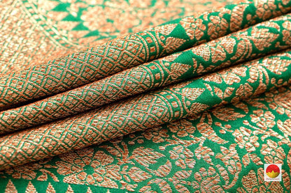 Handwoven Banarasi Silk Saree - Pure Silk - PB 292 - Banarasi Silk - Panjavarnam