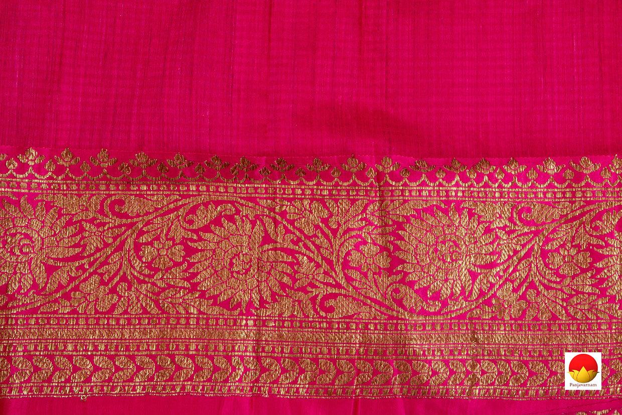 Handwoven Banarasi Silk Saree - Pure Silk - PM 260 - Banarasi Silk - Panjavarnam