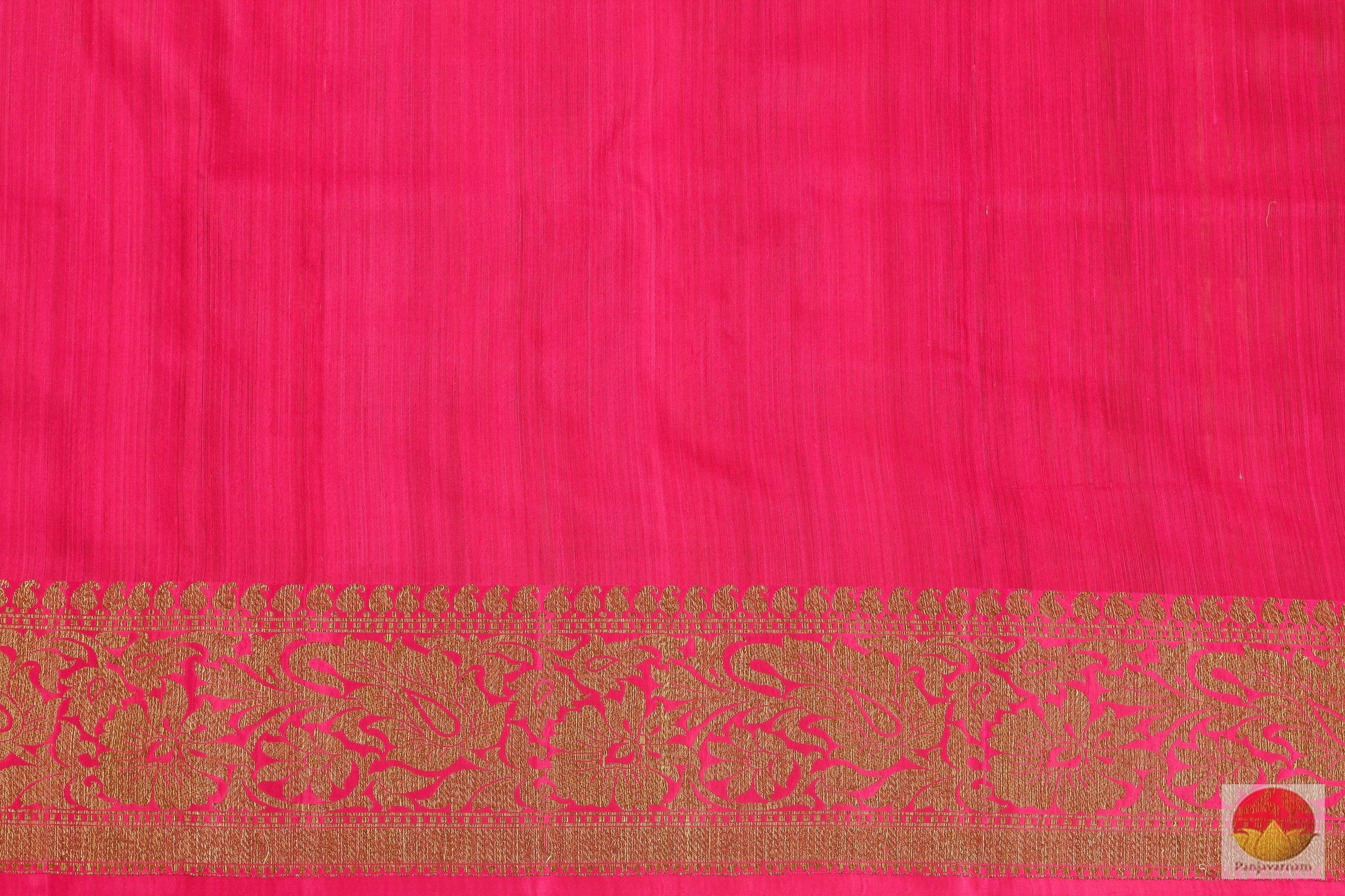 Handwoven Banarasi Silk Saree - Pure Silk - PM 56 - Banarasi Silk - Panjavarnam