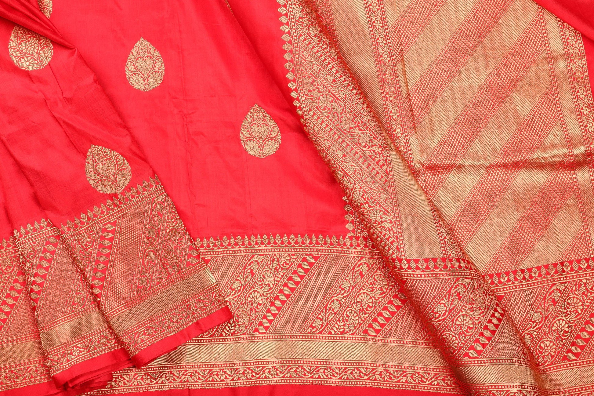 Handwoven Banarasi Silk Saree - Soft Silk - PM 06 - Banarasi Silk - Panjavarnam PM 06