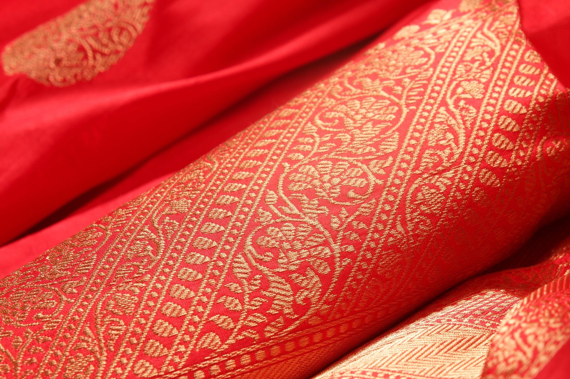 Handwoven Banarasi Silk Saree - Soft Silk - PM 06 - Banarasi Silk - Panjavarnam PM 06