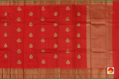 Handwoven Banarasi Silk Tussar Saree - PBT 222 - Archives - Banarasi Silk - Panjavarnam