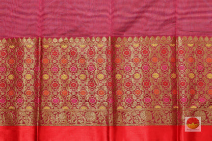 Handwoven Banarasi Soft Silk Cotton Saree - PSC 300 - Archives - Silk Cotton - Panjavarnam
