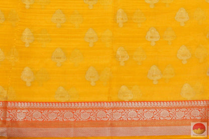 Handwoven Banarasi tissue by Cotton Saree - PSC 580 Archives - Silk Cotton - Panjavarnam