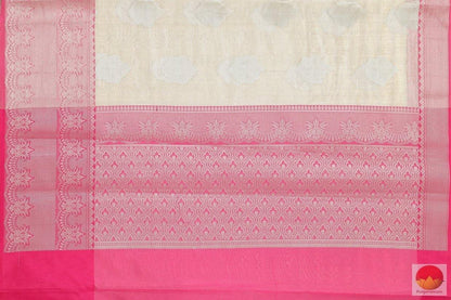 Handwoven Banarasi tissue by Cotton Saree - PSC 606 Archives - Silk Cotton - Panjavarnam