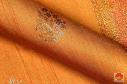 Handwoven Banarasi Tussar Pure Silk Saree - PBT 36 Archives - Banarasi Silk - Panjavarnam