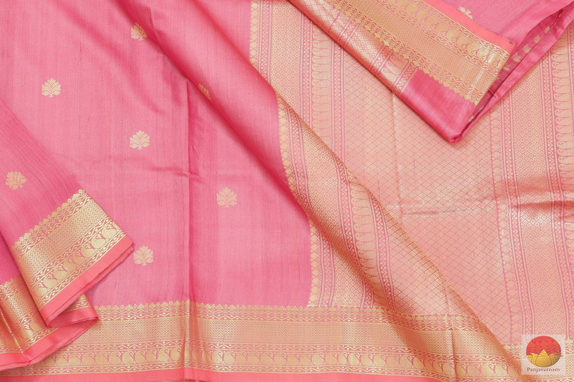Handwoven Banarasi Tussar Silk Saree - PBT 12 Archives - Banarasi Silk - Panjavarnam