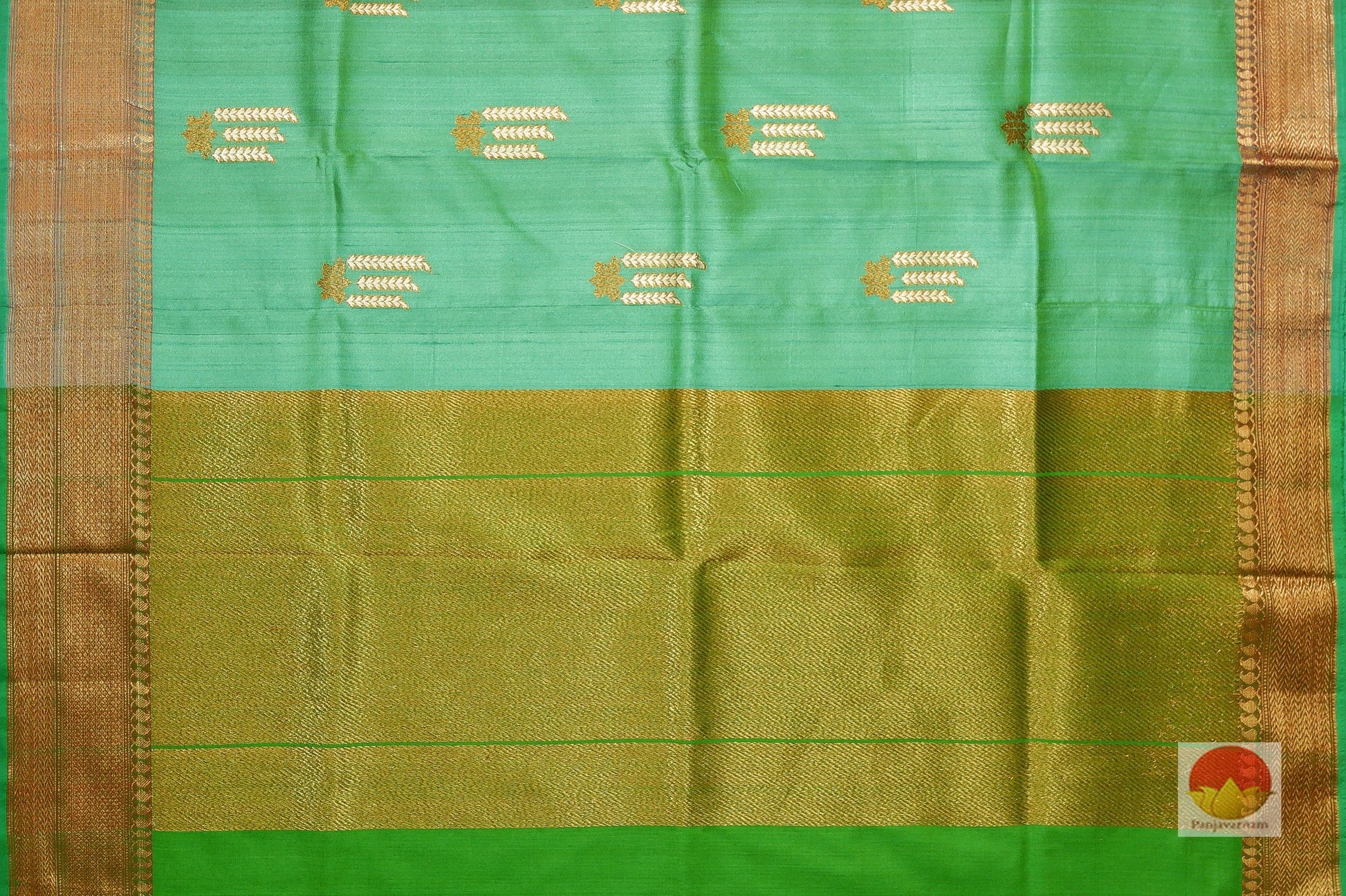Handwoven Banarasi Tussar Silk Saree - PBT 35 Archives - Banarasi Silk - Panjavarnam