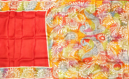 Handwoven Batik Silk Saree - PB 83 - Batik Silk - Panjavarnam