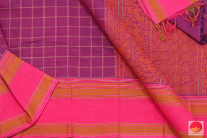 Handwoven Cotton Saree - KC - 20755 - 02 Archives - Cotton Saree - Panjavarnam