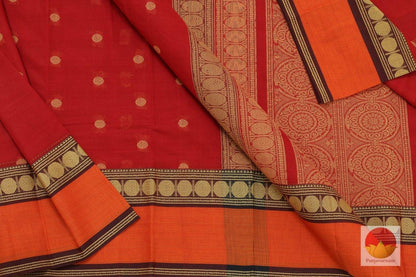 Handwoven Cotton Saree - KC 209 - Archives - Cotton Saree - Panjavarnam