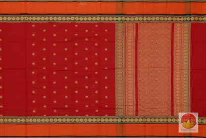 Handwoven Cotton Saree - KC 209 - Archives - Cotton Saree - Panjavarnam