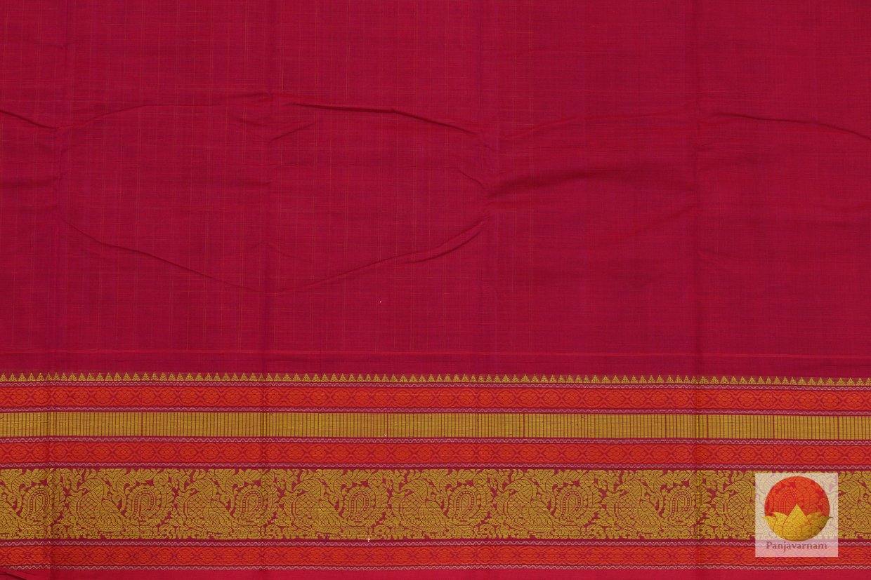 Handwoven Cotton Saree - KC 211 - Archives - Cotton Saree - Panjavarnam