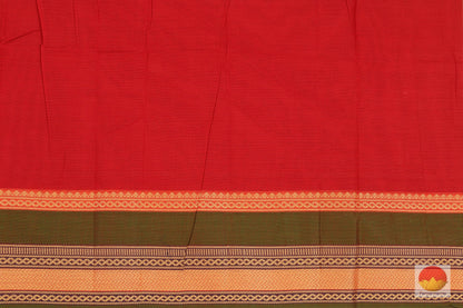 Handwoven Cotton Saree - PC 115 - Cotton Saree - Panjavarnam