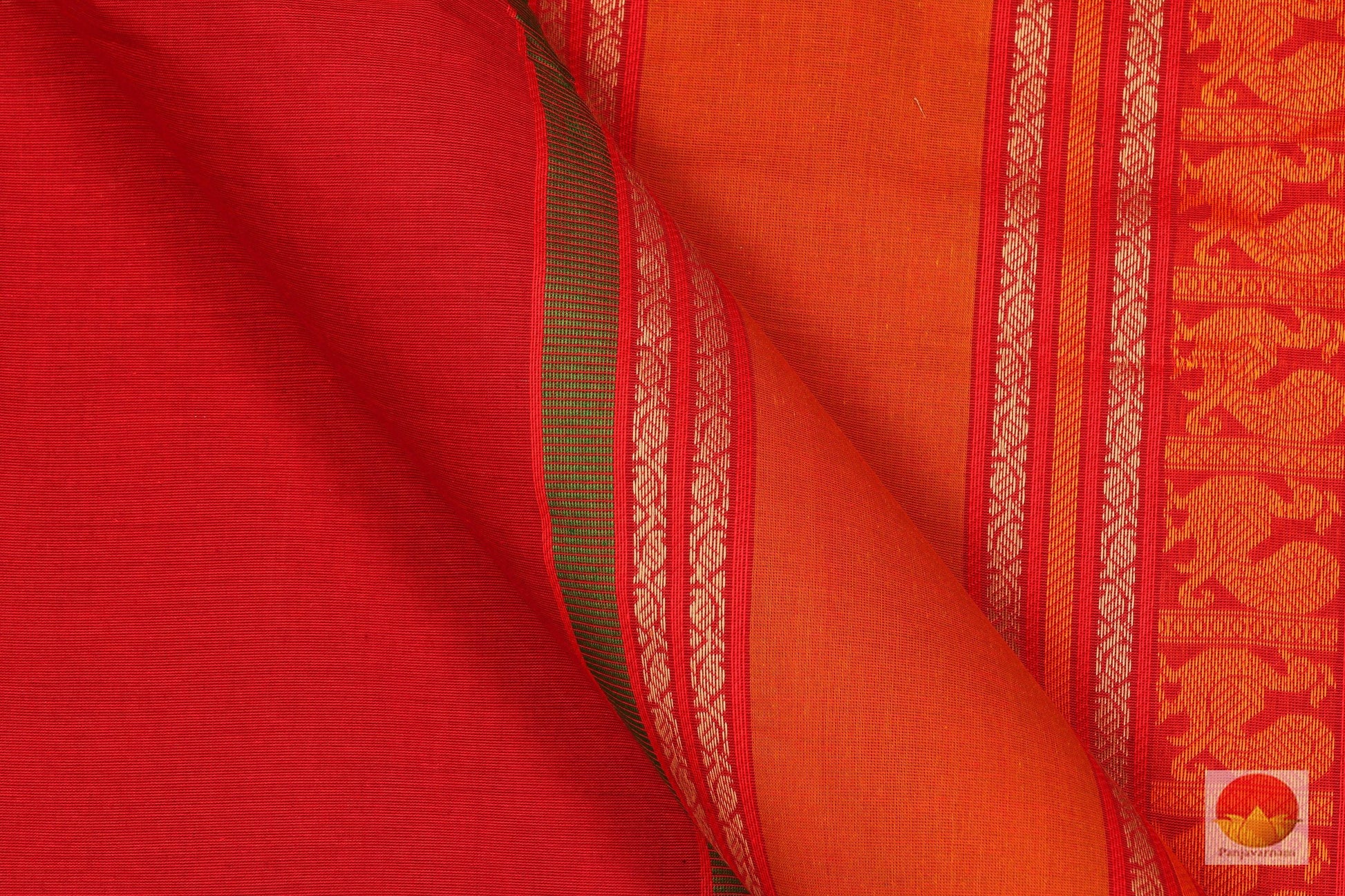 Handwoven Cotton Saree - PC 116 - Cotton Saree - Panjavarnam