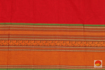 Handwoven Cotton Saree - PC 116 - Cotton Saree - Panjavarnam