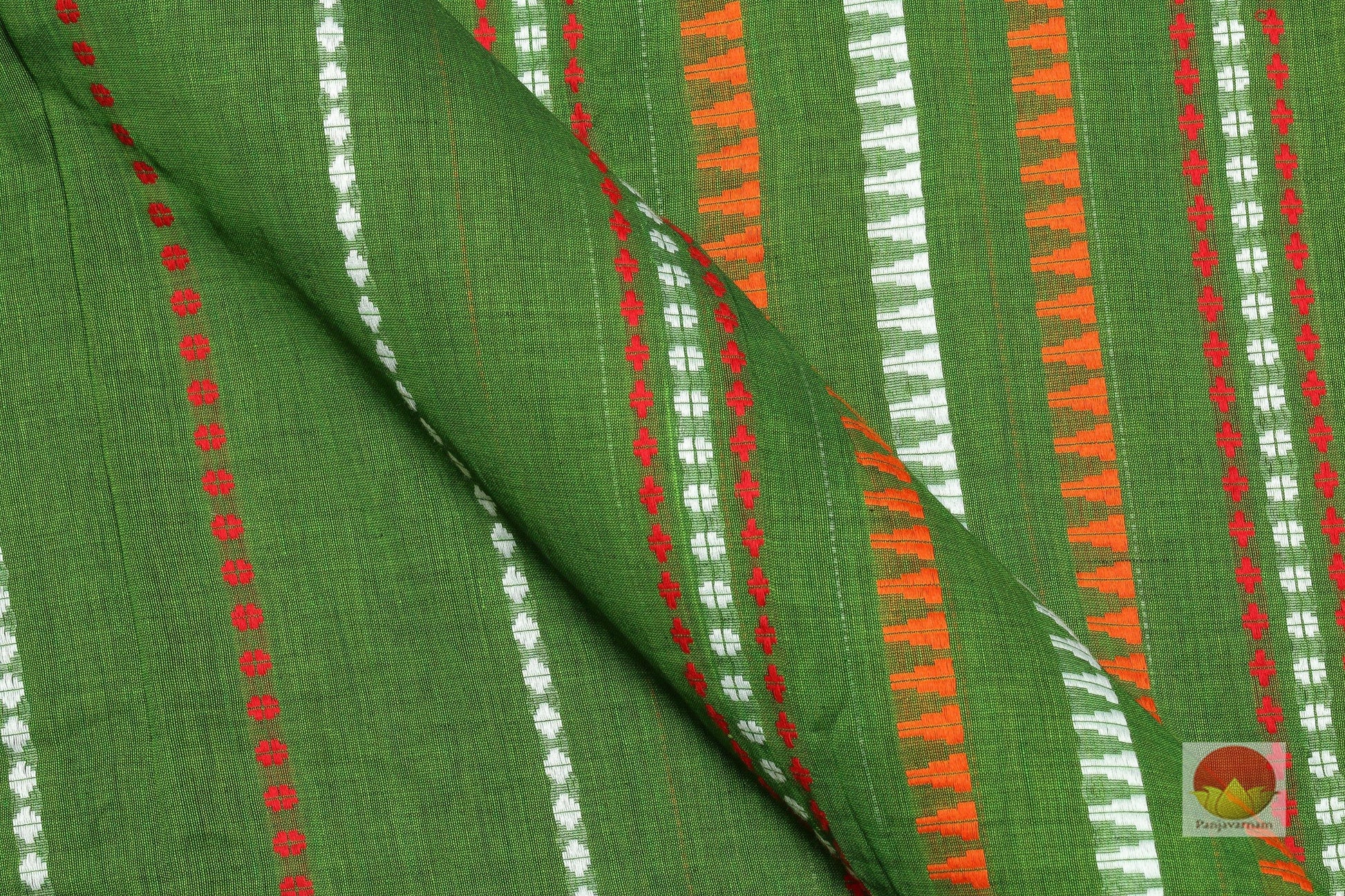 Handwoven Cotton Saree - PC 12 - Cotton Saree - Panjavarnam
