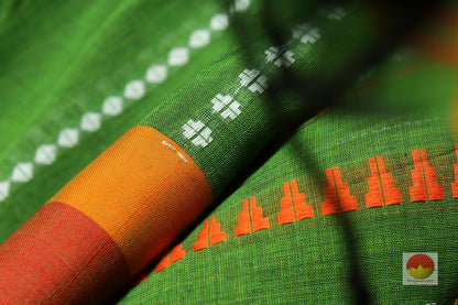 Handwoven Cotton Saree - PC 12 - Cotton Saree - Panjavarnam