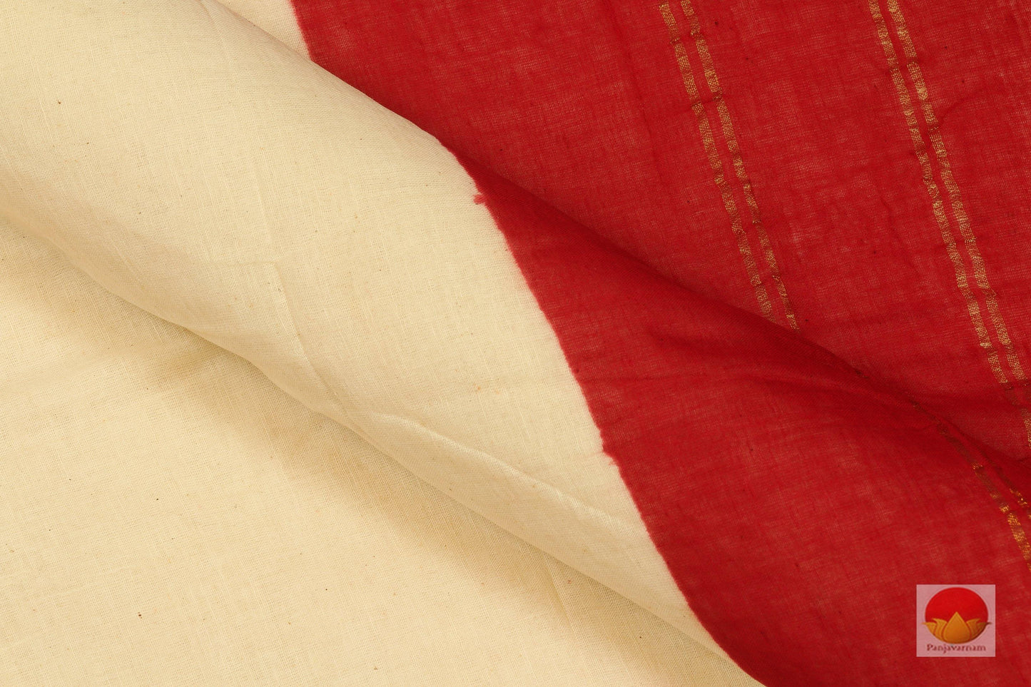 Handwoven Cotton Saree - PC 125 - Cotton Saree - Panjavarnam