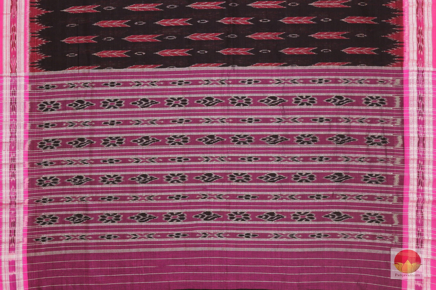 Handwoven Cotton Saree - Sambalpuri - SC 07 - Cotton Saree - Panjavarnam SC 07